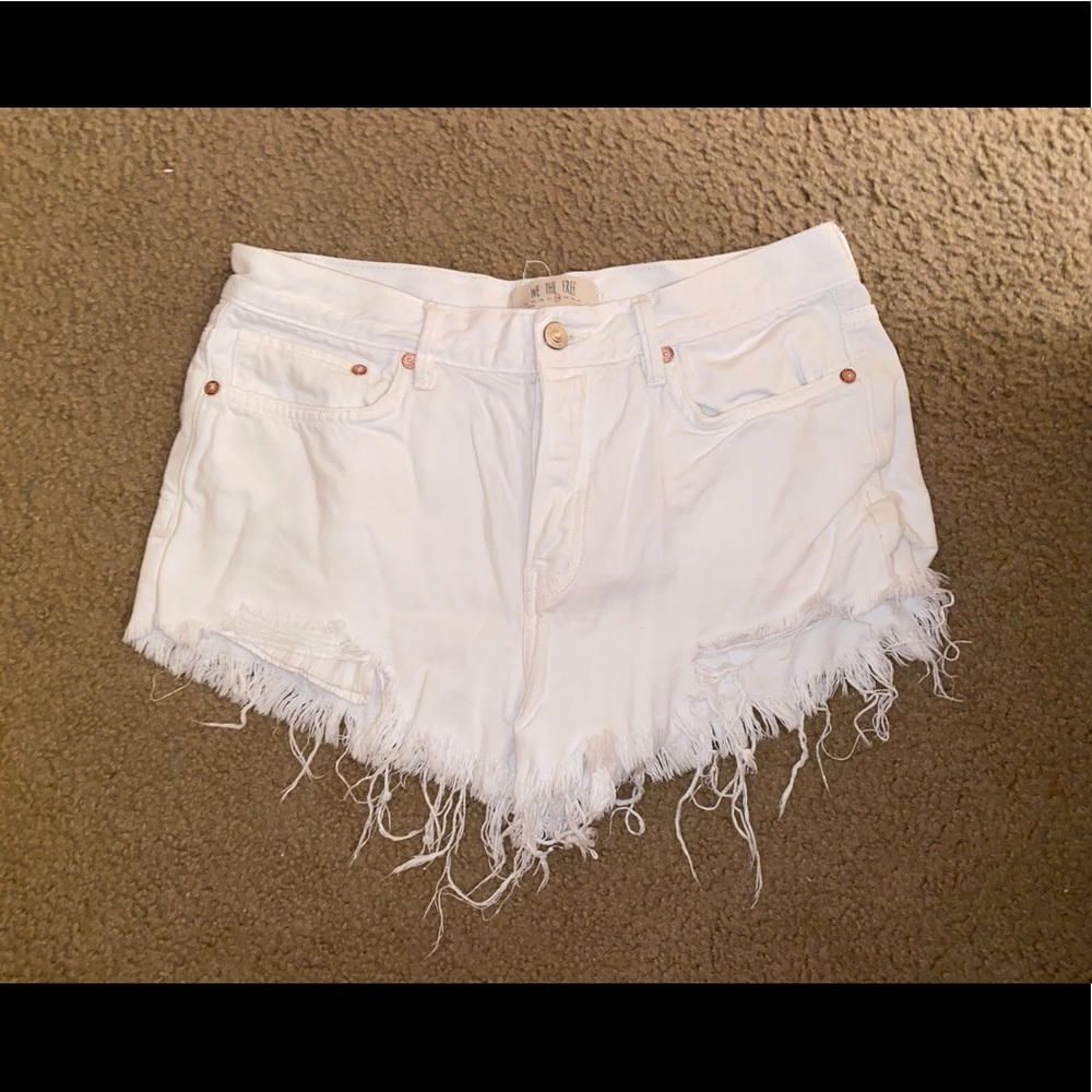 Distressed Free People Shorts